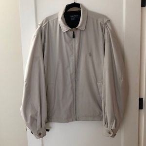 Nautica lined windbreaker bomber jacket XL